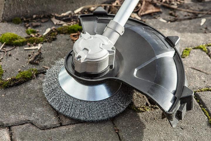 Produktbild Graphite Drahtbürste für Freischneider 200 x 25,4 mm, weiche, gewellte Drähte