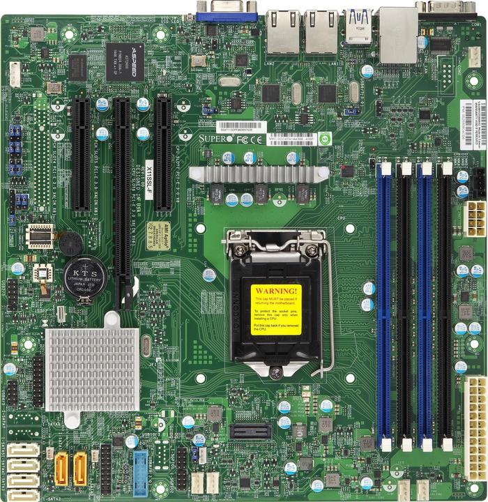 Actual product image Supermicro X11ssl-F (LGA 1151, Intel C232, mATX)