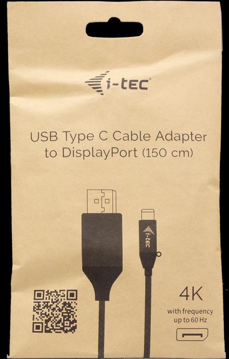 Image du produit i-tec USB Typ C — DisplayPort (USB-C, 150 cm)