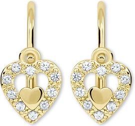 Brilio GirlsÂ' heart earrings made of gold 239 001 00779