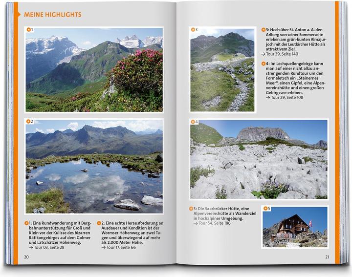 Actual product image Hiking guide Montafon, Arlberg, Silvretta, 60 tours