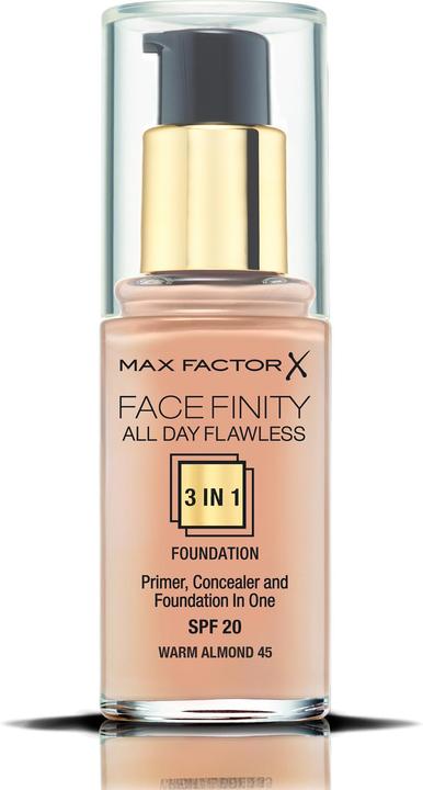 Actual product image Max Factor PODKŁAD FACE FINITY 3-IN-1 45 (Warm Almond)