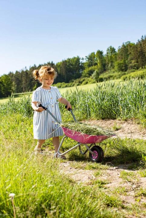 Actual product image Outdoor Active Metallschubkarre