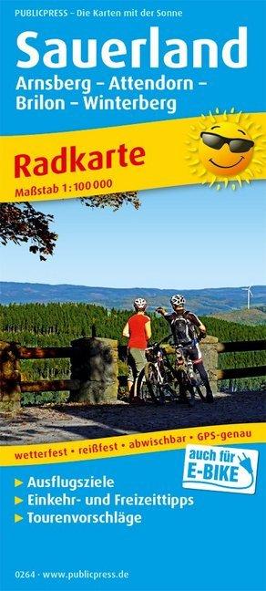 Actual product image PUBLICPRESS cycle map Sauerland