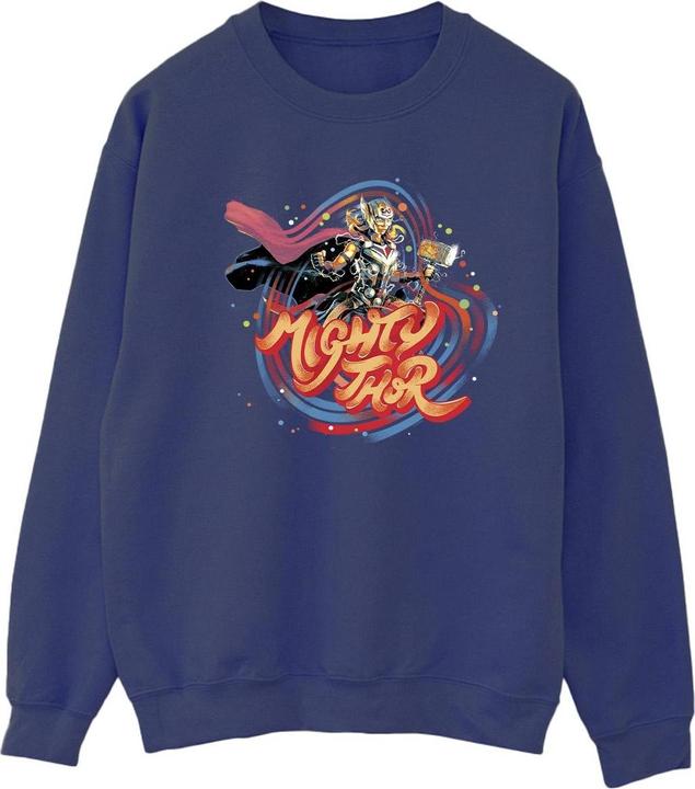 Thor Love And Thunder Mighty Thor Swirl Sweatshirt (XXL)