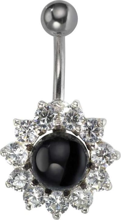 Produktbild Bijouteria Bauchpiercing (Edelstahl, Silber 925, Synthetische Perle, Kristall)