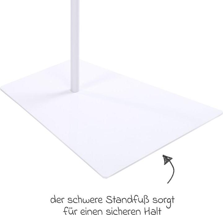 Actual product image Julius Zöllner Canopy holder Max white, with stand for canopies