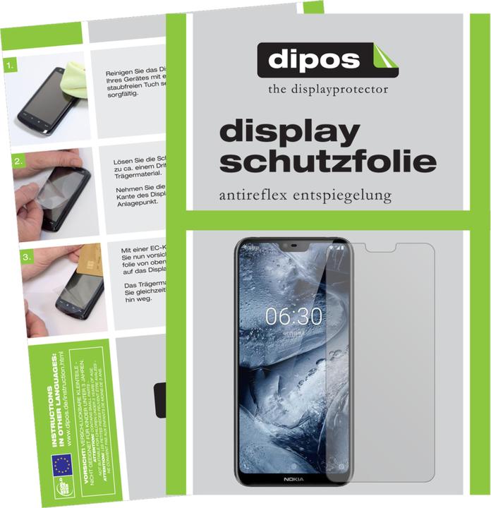 Actual product image Dipos Screen Protector Anti-Glare (1 Piece, Nokia X6)