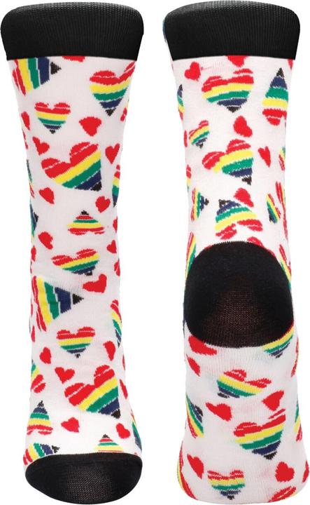 Actual product image Sexy Socks Happy Hearts (36 - 41)
