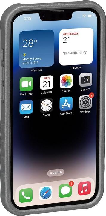 Image du produit Topeak na téléphone RideCase iPhone 14. Juodas/ Pilka (Apple iPhone 14)
