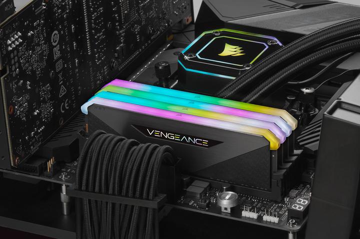 Actual product image Corsair Vengeance RGB RT (2 x 8GB, 3200 MHz, DDR4-RAM, DIMM)