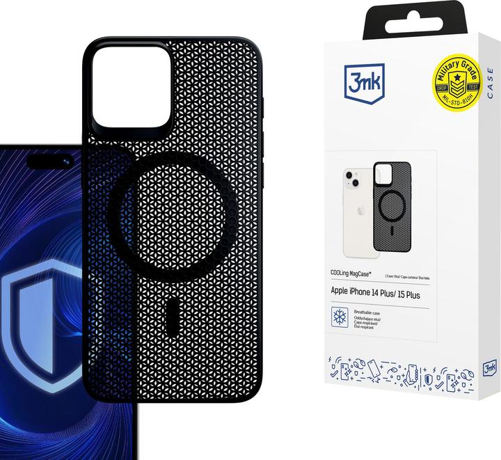 Actual product image 3MK COOLing MagCase iPhone 14 Plus/ 15 Plus (Apple iPhone 15 Plus, Apple iPhone 14 Plus)