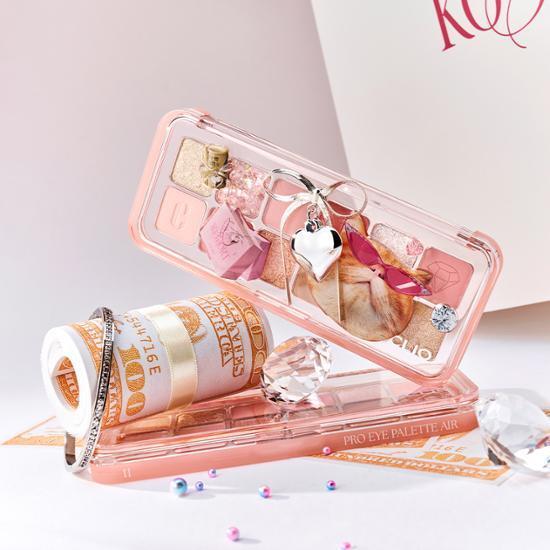 Actual product image Clio Pro Eye Palette Air Luxury Koshort (12 Crystal Paw)