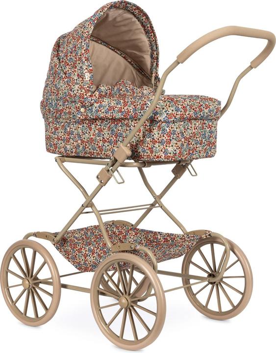 Konges Slojd Puppenwagen (Pram) Rosier Rouge