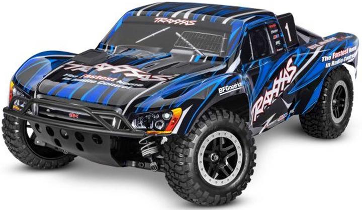 Actual product image Traxxas Slash 4x4 VXL Clipless blue 1/10 Short-Course RTR Brushless, HD, without battery and charger (RTR Ready-to-Run)