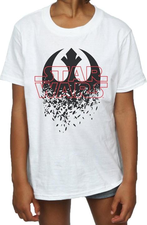 Produktbild Star Wars The Last Jedi Shattered Emblem TShirt Mädchen (140, 146)