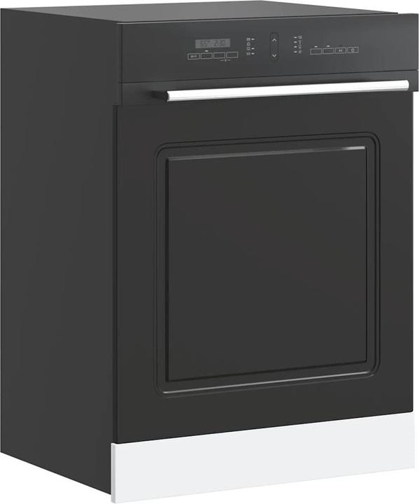 Immagine prodotto VidaXL Pannello lavastoviglie Kalmar Black 60x1,5x67 cm Materiale a base di legno