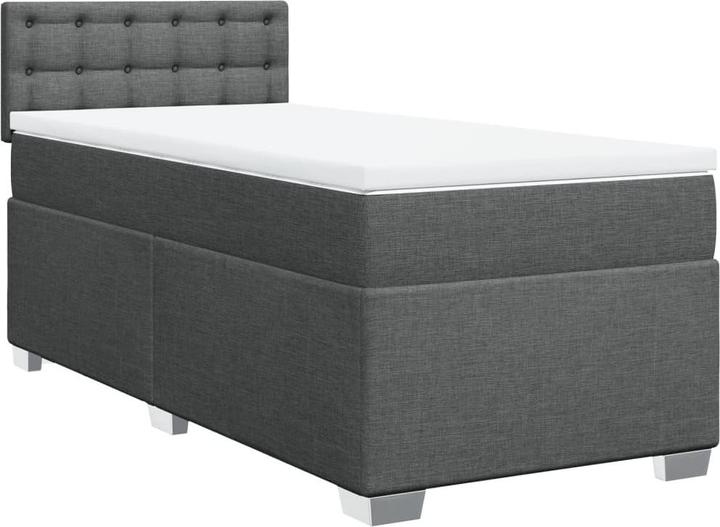 Image du produit VidaXL Bo x lit de saut avec matelas 140 x 200 cm Tissu (140 x 200, 140 x 200)