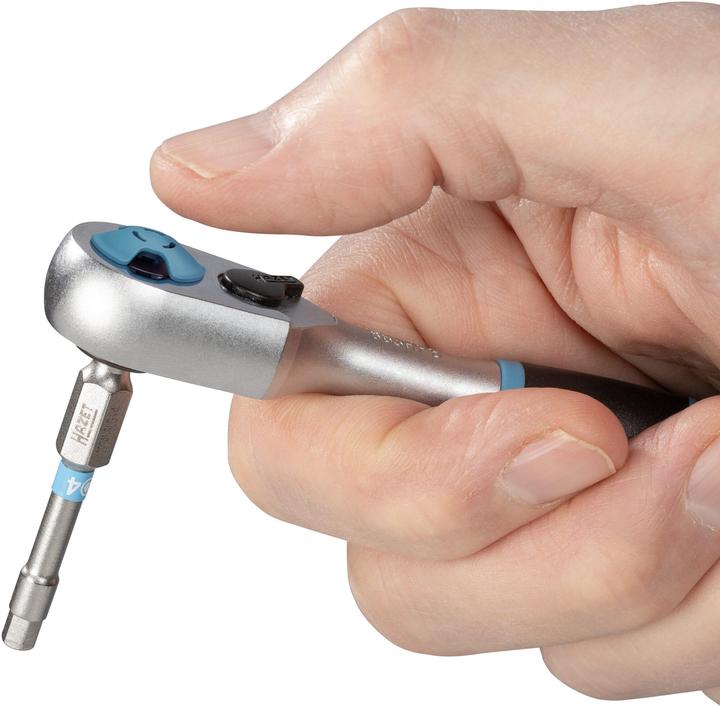 Immagine prodotto HAZET Leva a cricchetto reversibile con dentatura fine HiPer per bit ∙ con dentatura fine 863HPB ∙ … (1/4")