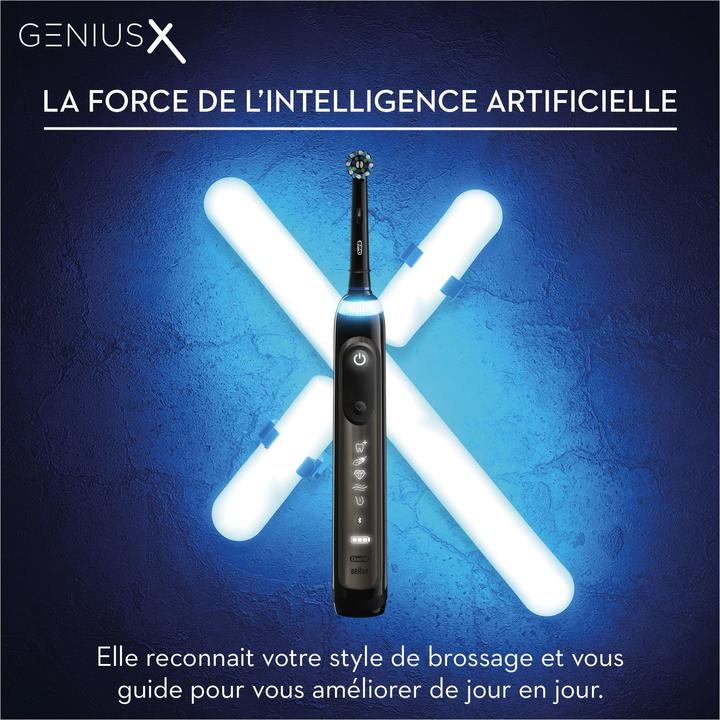 Actual product image Oral-B Genius X Electric Toothbrush Black (Oscillating toothbrush)