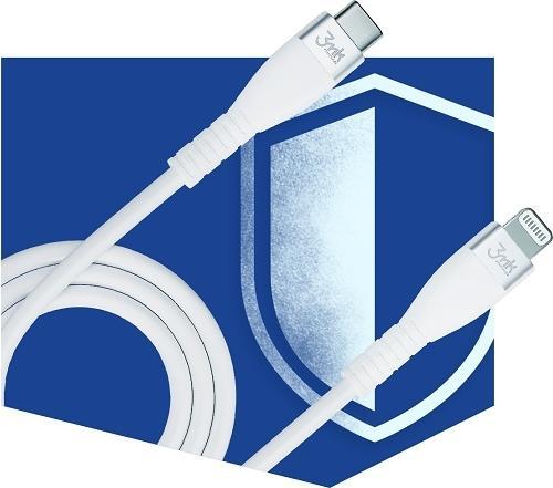 Image du produit 3MK Câble USB Hyper Silicone Cable Lightning 20W 1m (1 m, USB 3.2 Gen 2)