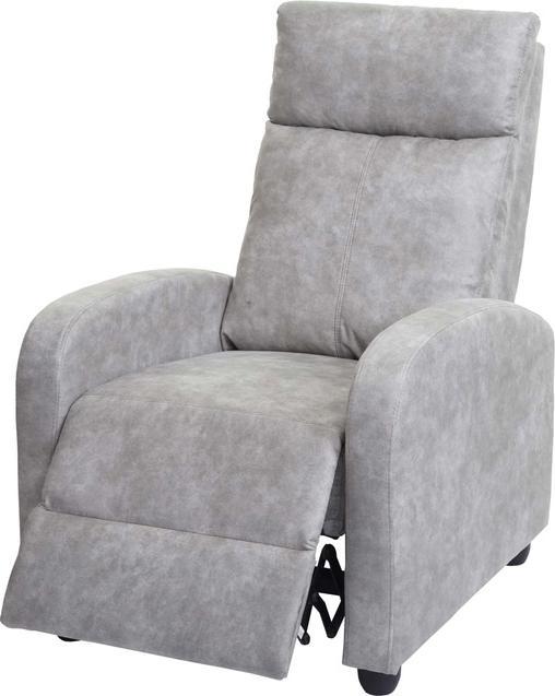 Actual product image Swisshandel24 TV armchair HWC-F76, recliner armchair, reclining function adjustable fabric/textile vint