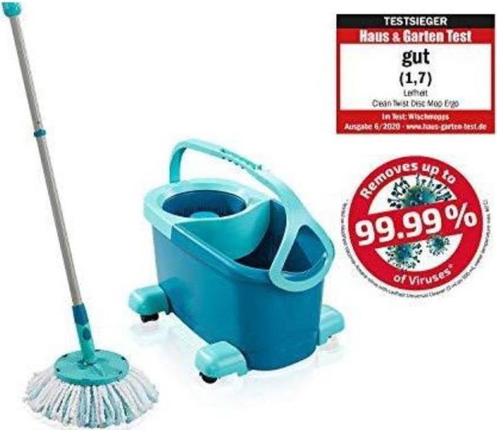 Produktbild Leifheit Set CLEAN TWIST Disc Mop Ergo Mobile (1 Stk.)