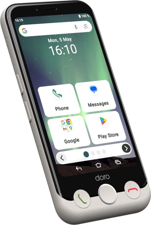 Produktbild Doro Aurora A10 bone (64 GB, Bone, 4.50", Dual SIM, 13 Mpx, 4G)