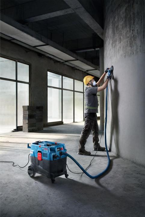 Productafbeelding Bosch Hausgeräte GAS 400 A Professional, Nat/droog stofzuiger (blauw/zwart) (Nat-droog stofzuiger)
