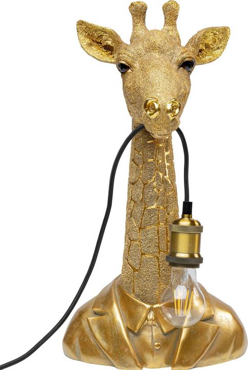 Actual product image Kare Design Table lamp Animal Giraffe Gold 50cm (E27)