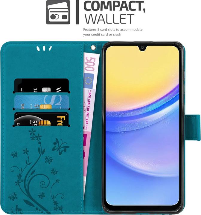 Immagine prodotto Cadorabo Custodia per Samsung Galaxy A16 Flower Book (Samsung Galaxy A16)