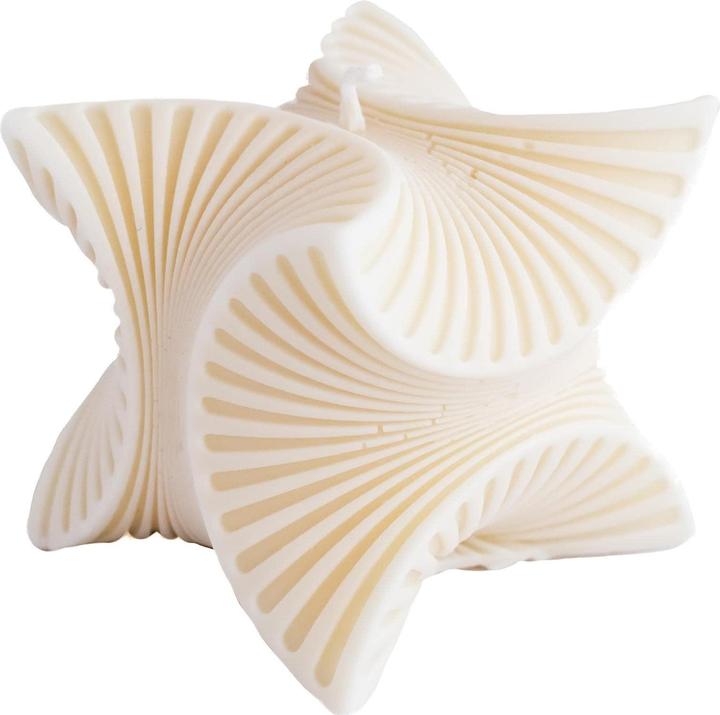 Santabarbara Interior Design Bougie Fashionista 9 cm x 9 cm, Nature, 1 pièce (1 pcs)
