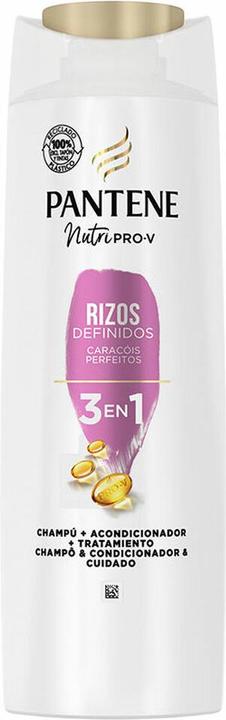 Pantene Defined Curls 3-in-1 Shampoo 600ml (600 ml, Flüssiges Shampoo)