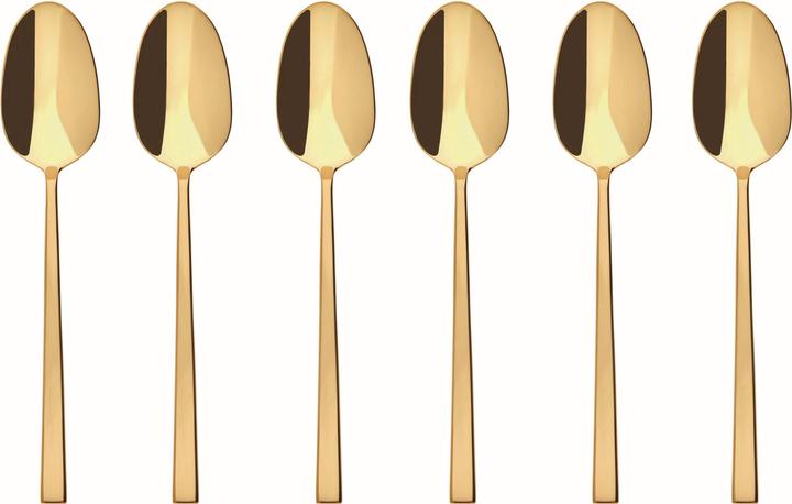 Immagine prodotto Sambonet Cucchiaio espresso Rock 6 pezzi, oro (6 Pezzo/i, Misurini)