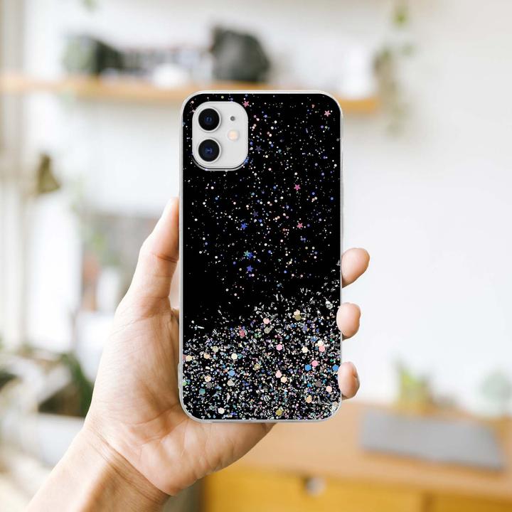 Actual product image Cadorabo TPU cover sparkling glitter (Apple iPhone 11 Pro)