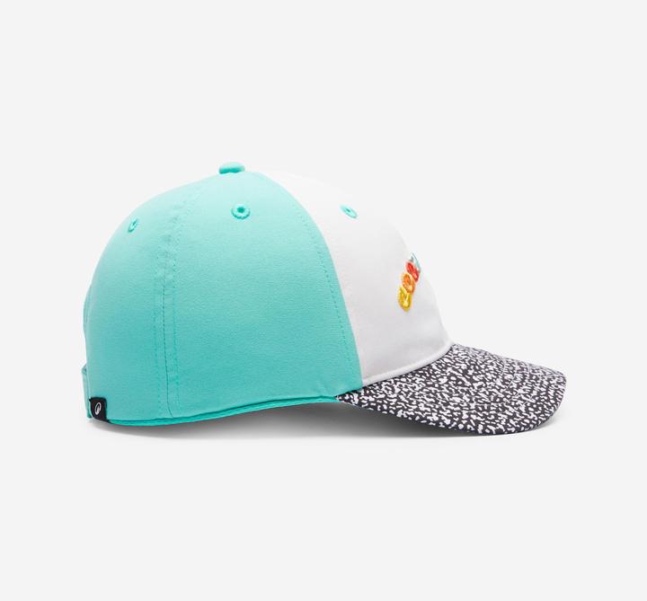 Image du produit Domyos Casquette multisport ajustable bébé mixte, Blanc et vert (Taille unique)