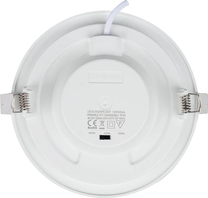 Produktbild Prios Cadance LED-Einbaulampe, weiss, 24 cm (1740 lm)