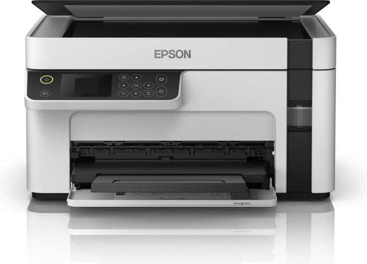 Immagine prodotto Epson Stampante compatta multifunzione EcoTank M2120 Mono, Inkjet, A4, Wi-Fi, Bianco (Inchiostro, Bianco e nero)