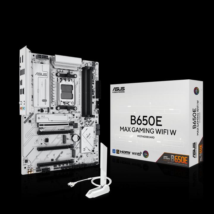 Actual product image ASUS B650E Max Gaming WIFI W (AM5, AMD B650E, ATX)