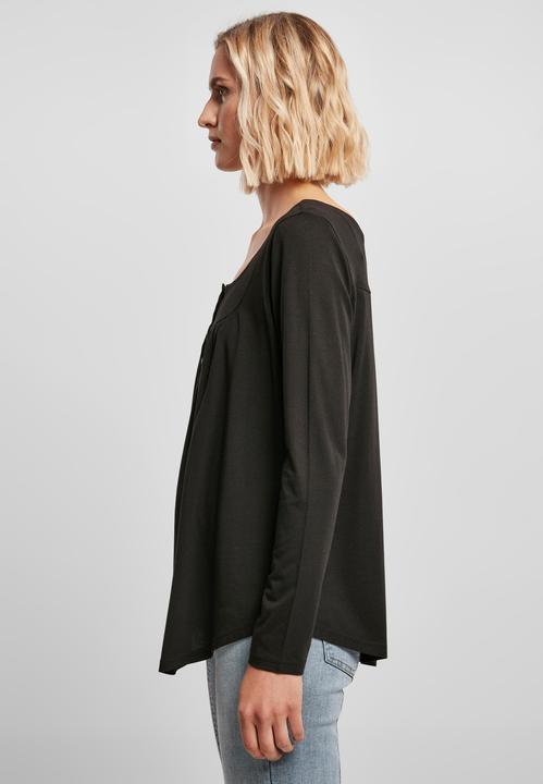 Produktbild Urban Classics Ladies Viscose Button Up Longsleeve (S)
