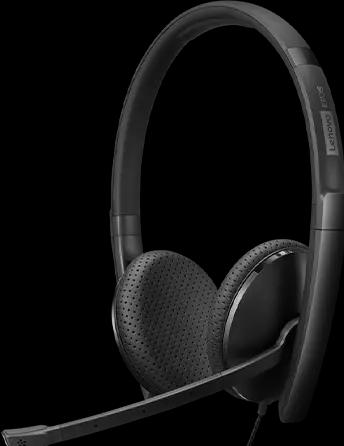 Actual product image Lenovo Wired Voip Headset Uc (Cable, USB-C)