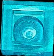 Immagine prodotto LEGO Piatti 1x1 trasparenti blu chiaro - Classic, Basic, City - Trans Light Blue Tile 3024 NUOVO! Lotto (3024)