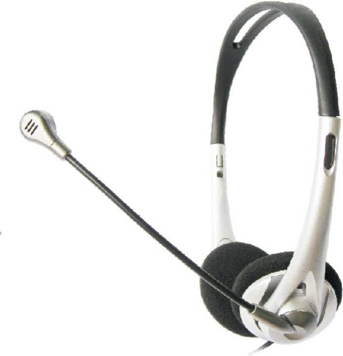 Image du produit Renkforce Casque informatique supra-auriculaire filaire Stéréo Noir, argent Volume (Filaire)