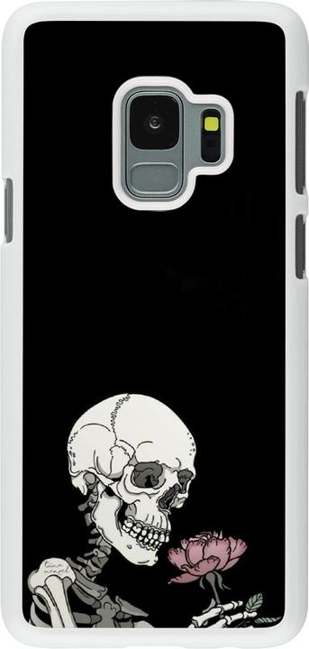 Produktbild PhoneLook Hülle weiss Halloween 2023 rose and skeleton (Samsung Galaxy S9)