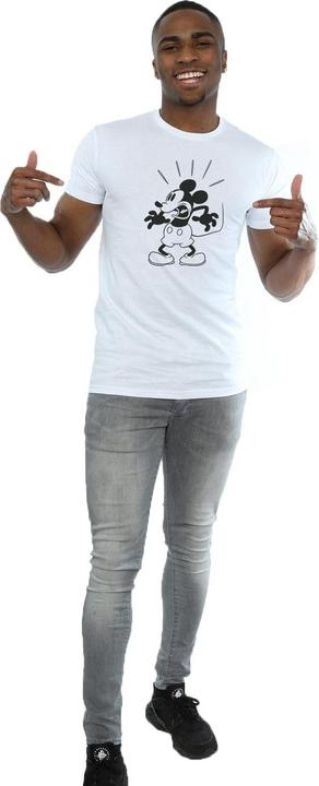 Immagine prodotto Disney Mickey Mouse Scared Maglietta Uomo (XL)