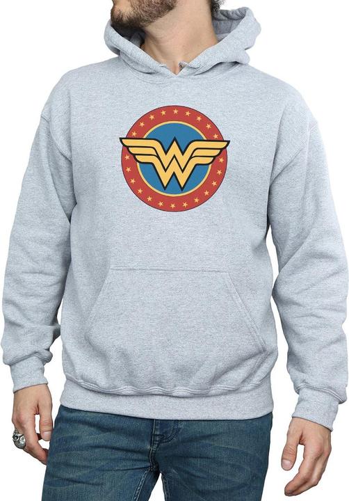 Produktbild Wonder Woman Circle Logo Kapuzenpullover (L)