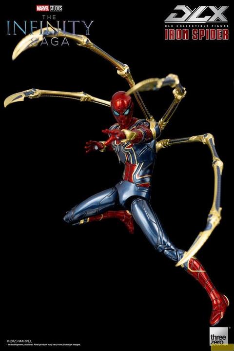 ThreeZero Infinity Saga figurine 1/12 DLX Iron Spider 16 cm