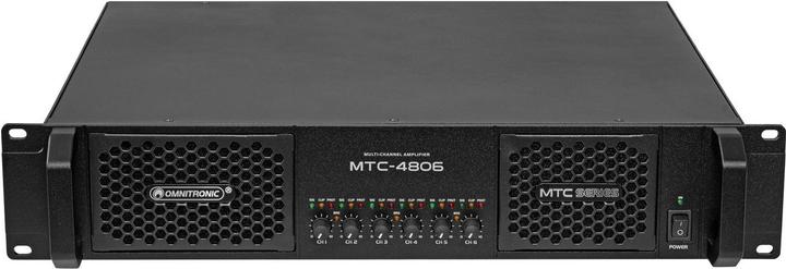 Image du produit Omnitronic MTC-4806 Amplificateur de puissance 6 canaux