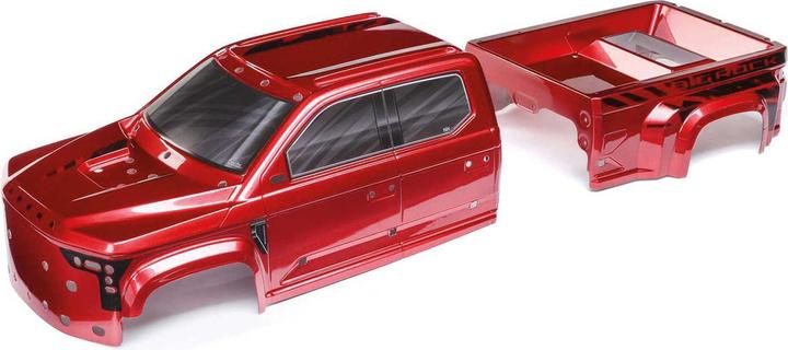 Actual product image Arrma BIG ROCK 6S BLX Painted Decaled Trimmed Body Red