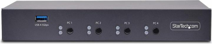 Actual product image StarTech COM 4-port KM switch with mouse roaming USB 3.0 switch Keyboard and mouse switch 3.5mm/USB
